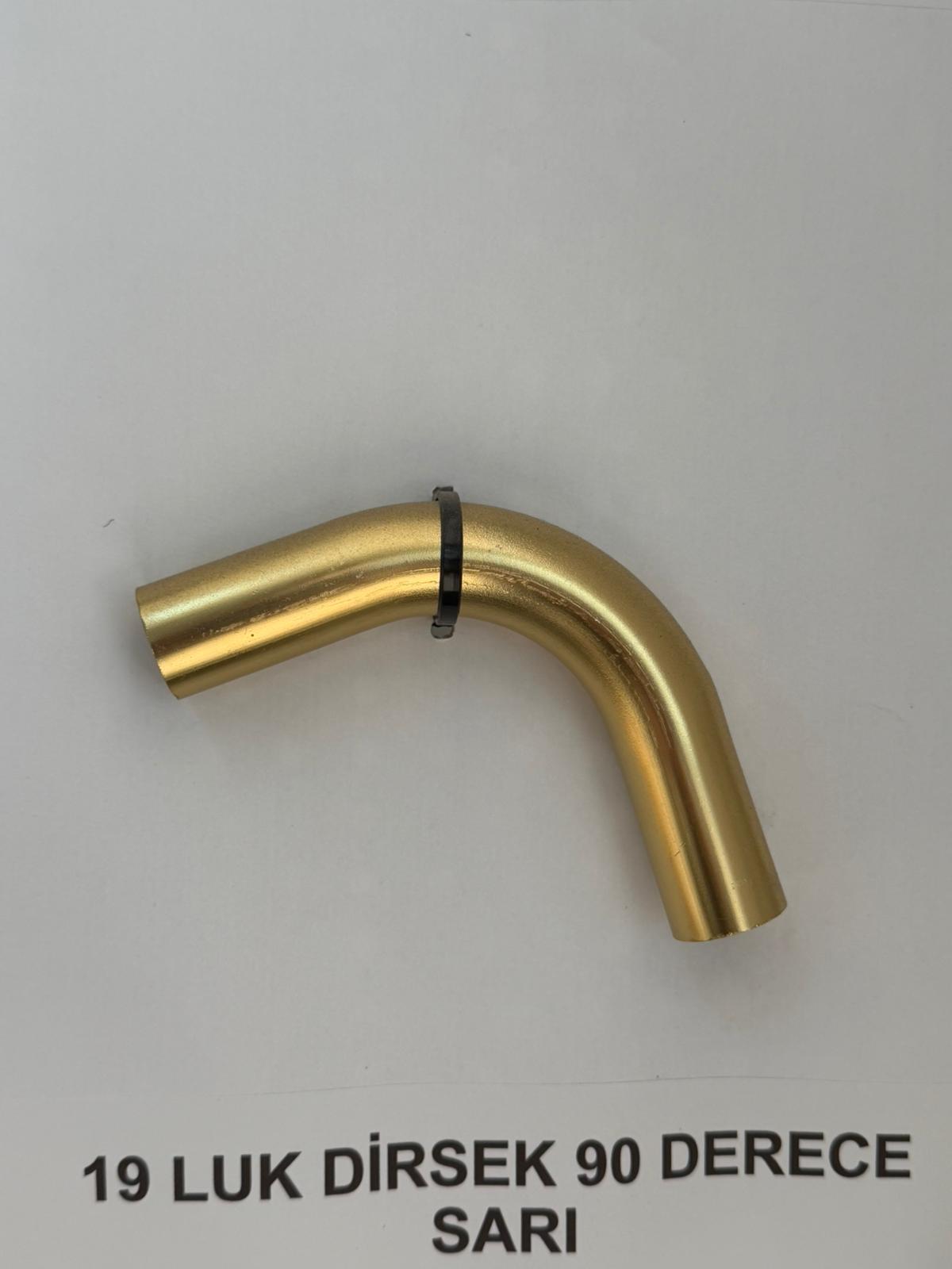 19 Luk Di̇rsek 90 derece Bronz / Sarı